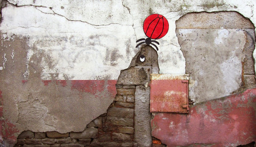 La strada come un cartoon